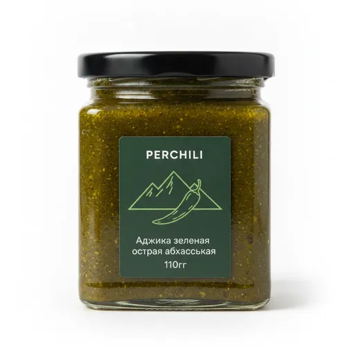 Аджика зеленая острая абхазская "Perchili" 110гр