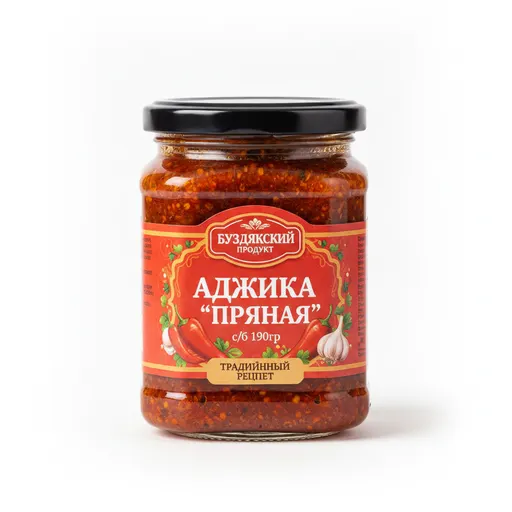 Аджика пряная "Буздякский" с/б 190гр