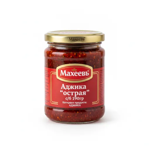 Аджика острая "Махеевь" с/б 190гр
