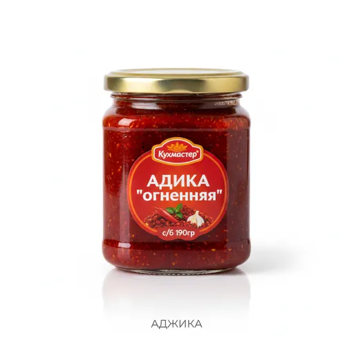 Аджика огненная "Кухмастер" с/б 190гр