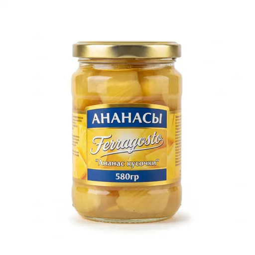 Ананас кусочки "Ferragosto" 580гр
