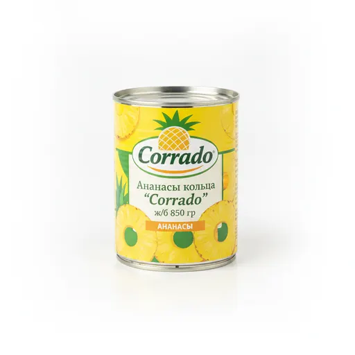 Ананасы кольца "Corrado" ж/б 850 гр